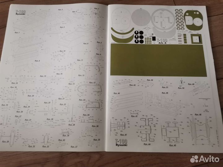 Сборная модель танка из бумаги