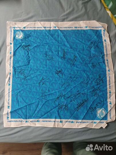Платок/бандана фк Зенит с автографами