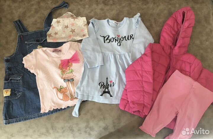 Одежда для девочки пакетом 98-116