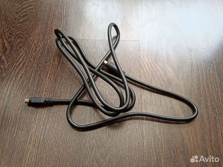 S-Video кабель 1.8 m 4-pin черный SVideo 4 pin x 4