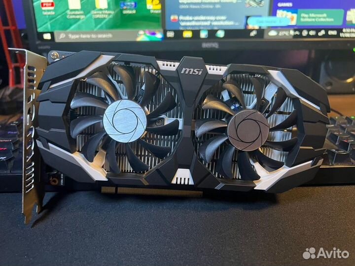 Видеокарта gtx 1050 ti 4gb msi