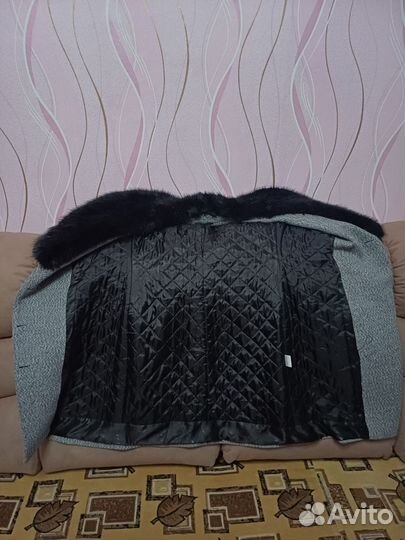 Пальто женское демисезонное 46