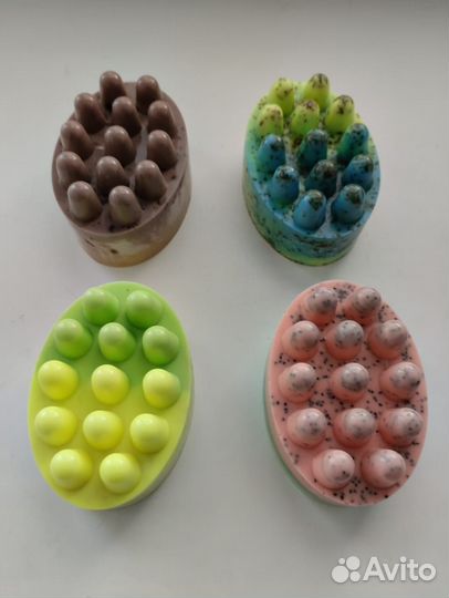 Мыло массажное ручной работы