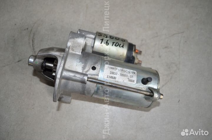 Стартер 1.6 tdci Focus 2 Mazda 3 Volvo 3m5t11000ce
