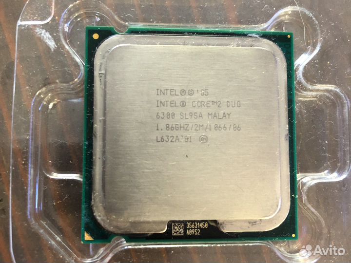 Процессор intel core 2 duo E6300