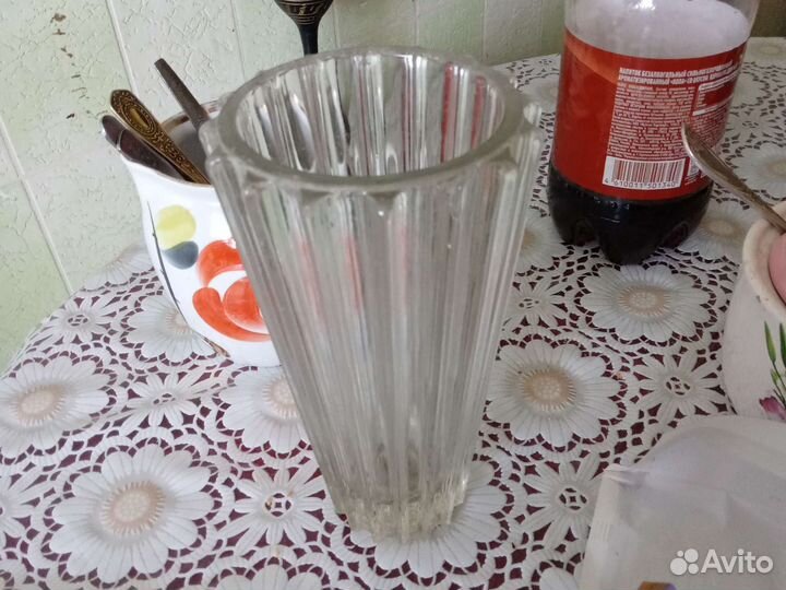 Ваза стекло СССР