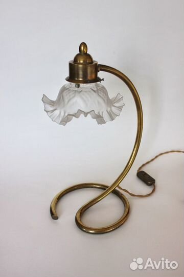 Настольная винтажная лампа, модерн. Латунь