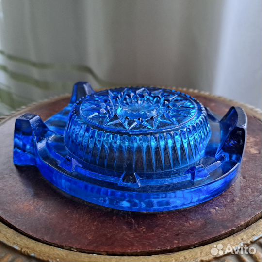 Пепельница Подкова cobalt