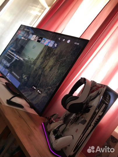 Sony PS5+2 dualsense+3dPulse+подписка