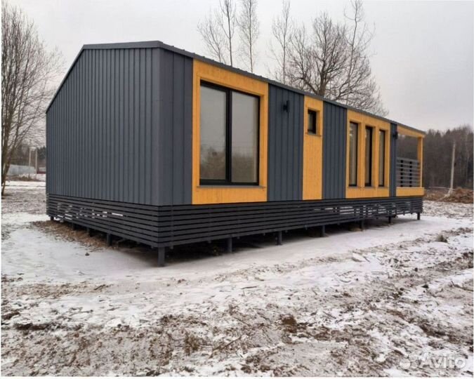 Деревянный дачный дом, зимний 110 м кв Артикул бп-6962