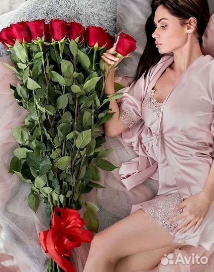 Розы Метровые 100 см доставка Москва