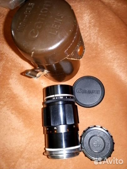 Обьектив м39 canon 100mm 3,5 номер 88888