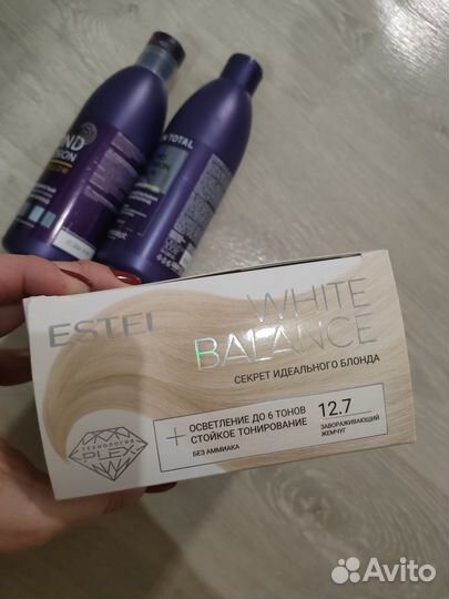 Краска для волос Estel white balance 12.7