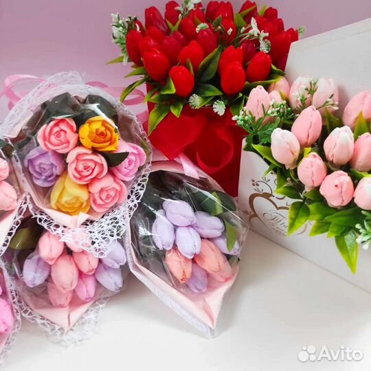 Букеты из мыла ручной работы