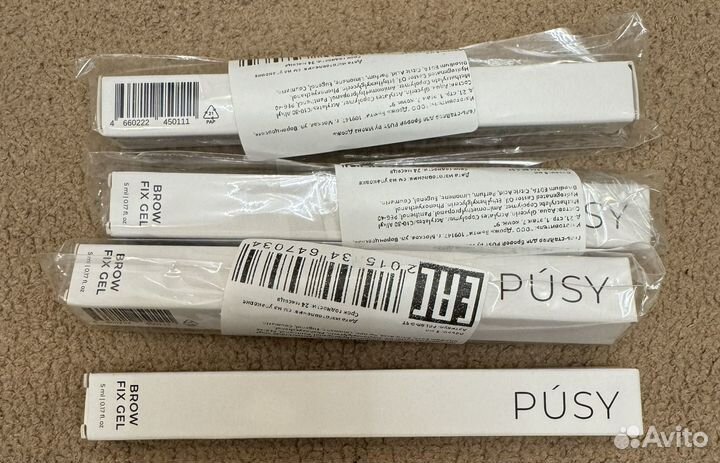 Гель для бровей фиксатор Pusy
