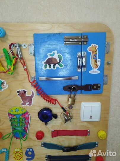 Бизиборд большой 76х76 см