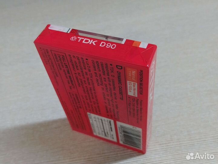 Аудиокассета TDK D 90 USA