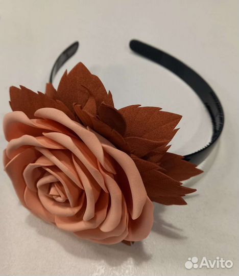 Ободок с розой