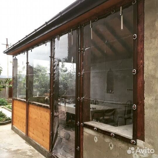 Мягкие и гибкие окна на террасу