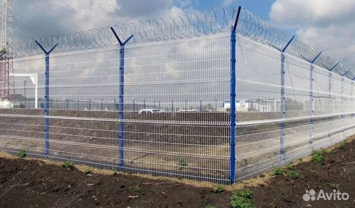 Забор из 3D сетки,калитки быстро