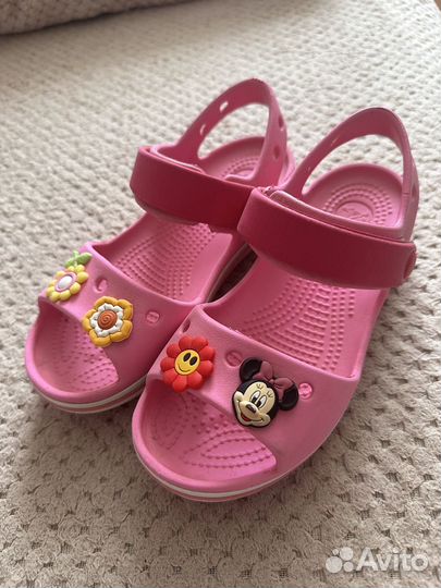 Сандали Crocs на девочку. Размеры: C11 и C12