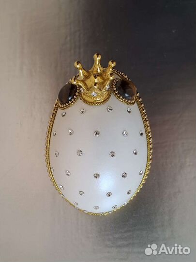 Шкатулка Царевна-лягушка из яичной скарлуры