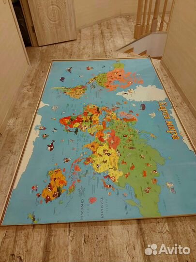 Детская Политическая карта мира