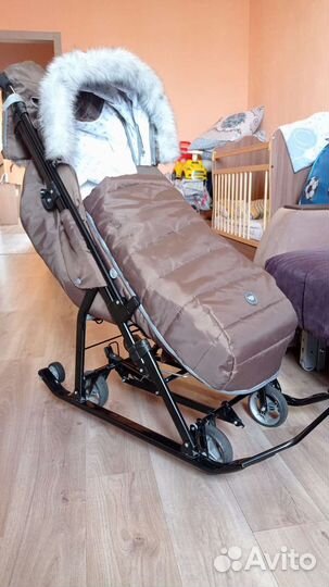 Детские санки коляска