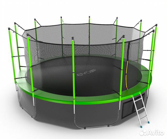 EVO jump Internal 16ft (Green) + Lower net