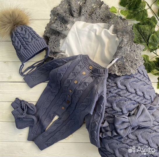 Зимний конверт для новорожденных