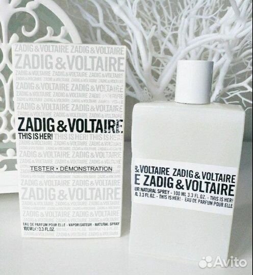 Тестер оригинального парфюма Zadig & Voltaire This