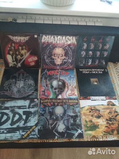 Виниловые пластинки, русский и зарубежный рок