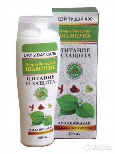 Шампунь Амла Шикакай с мыльным орехом Day 2 Day P