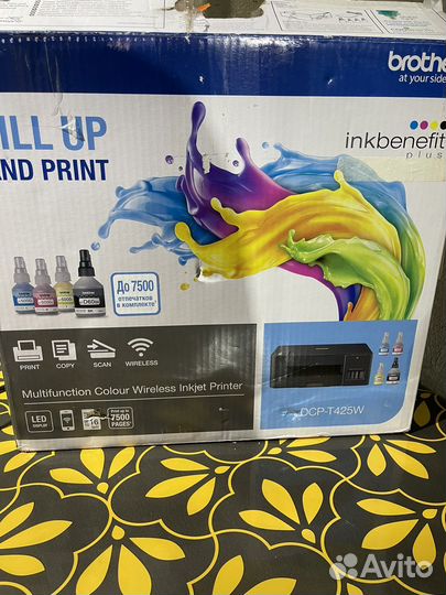 Струйное мфу Brother DCP-T425W InkBenefit Plus