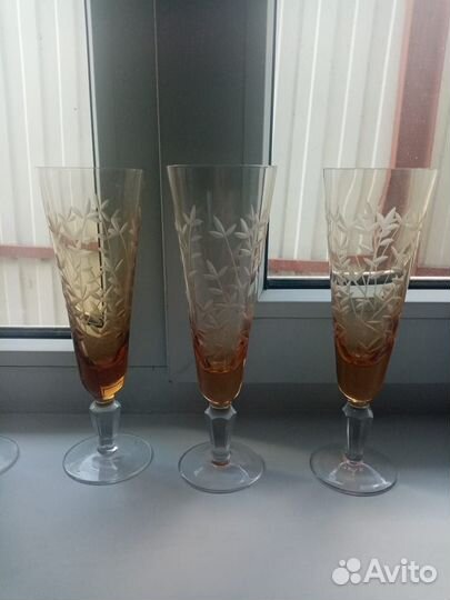 Фужеры бокалы весна СССР