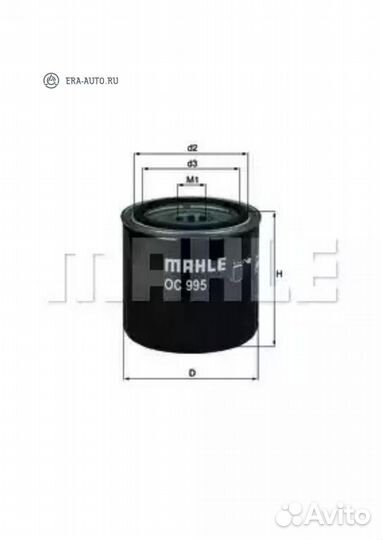 Mahle OC995 Фильтр масляный