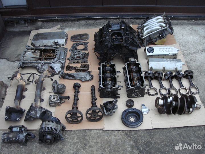 Двиг. Audi A6 C4 ABC 2,6 в разборе - подетально