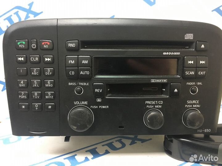 Магнитола HU-650 HU650 Volvo S80 2003-2006