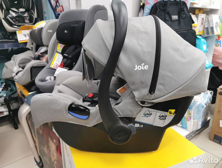 Автолюлька Joie i-Gemm, Gray Flannel, 0-13 кг