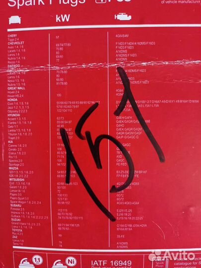 Свечи зажигания(комплект)