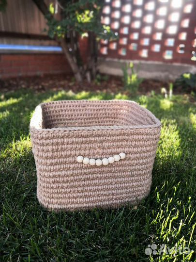Корзинки из джута