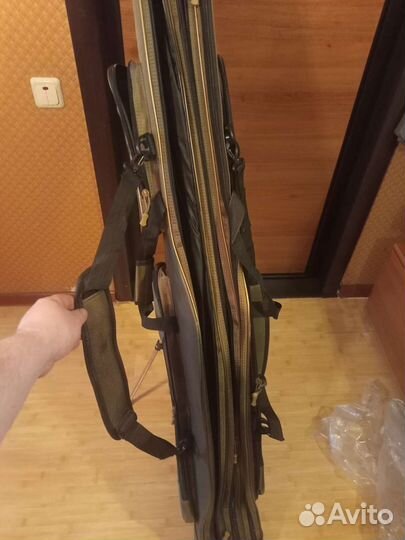 Жесткий чехол для удилищ 135 и 150 трехсекционный