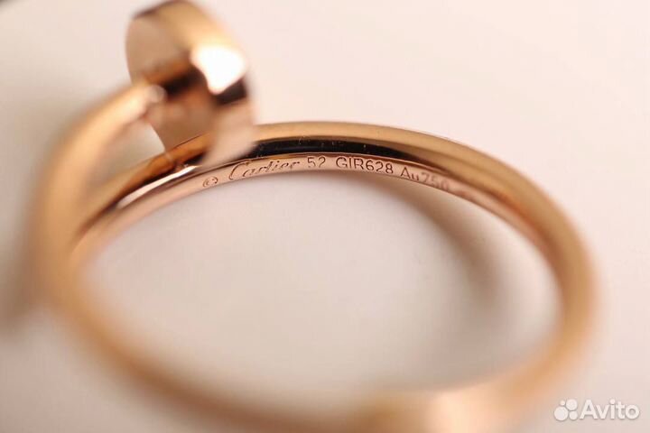 Кольцо гвоздь Juste un clou золото