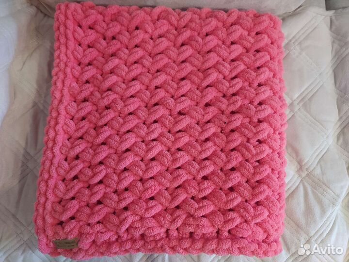 Плед детский вязанный ручная работа