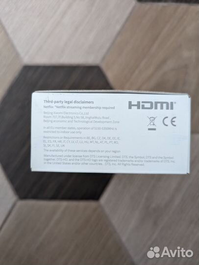 Смарт тв приставка Xiaomi Mi Box S 4K черный