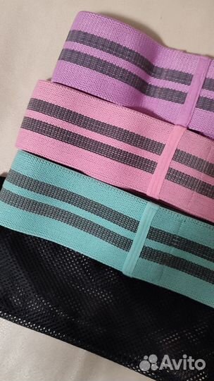 Тканевые резинки для фитнеса