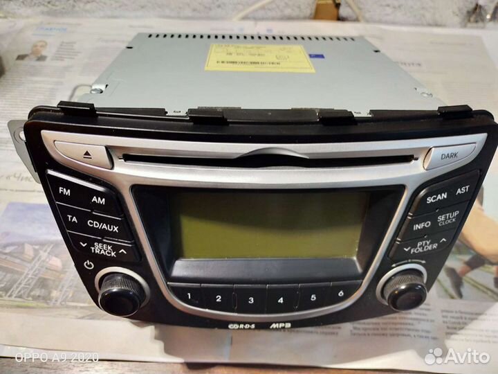 Штатная магнитола