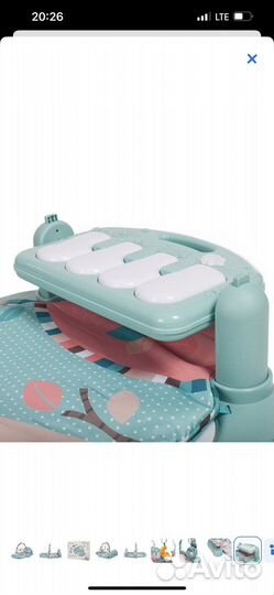 Развивающий коврик BabyGo с пианино