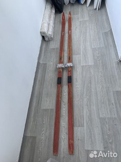 Лыжи деревянные Клинские СССР