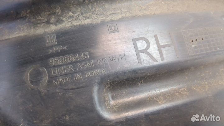 Защита арок (подкрылок) Opel Mokka, 2014